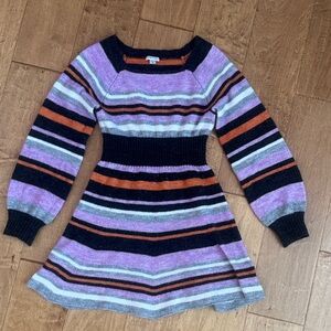 Habitual Black and Orange Knit Top